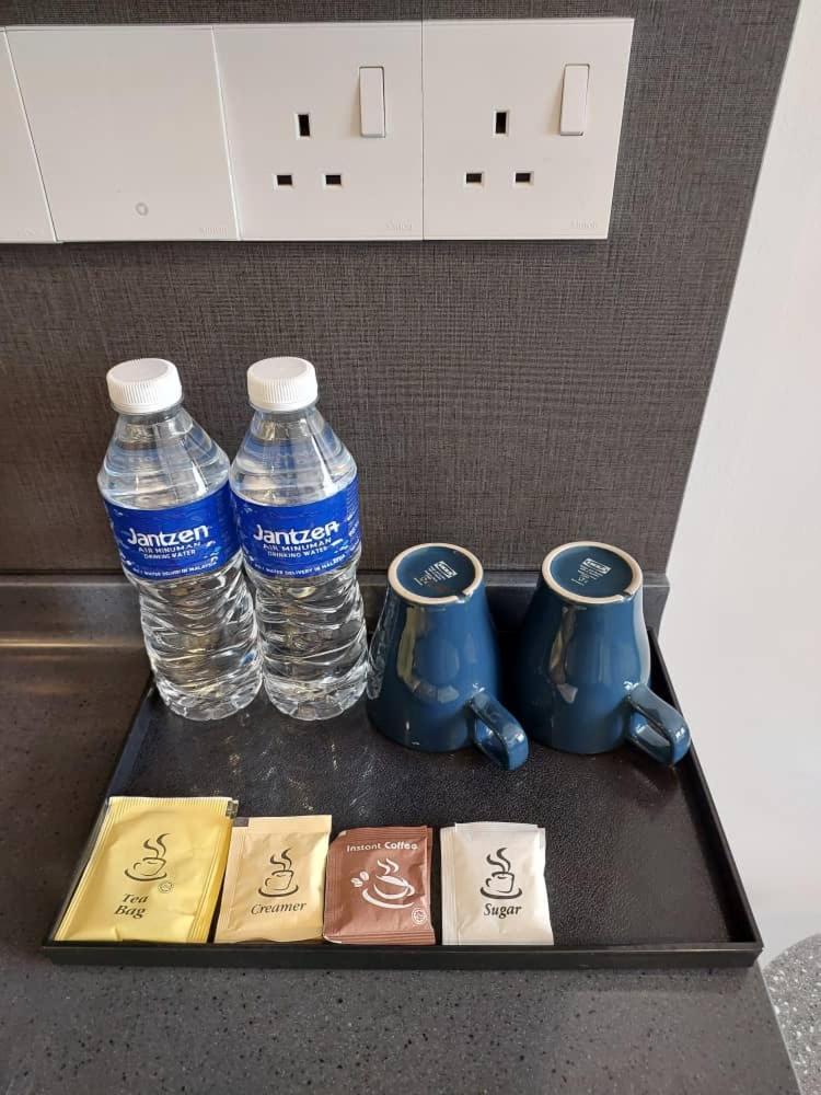 Millerz Square By Mykey Apartment Kuala Lumpur Exterior photo Bottled water in a hotel room