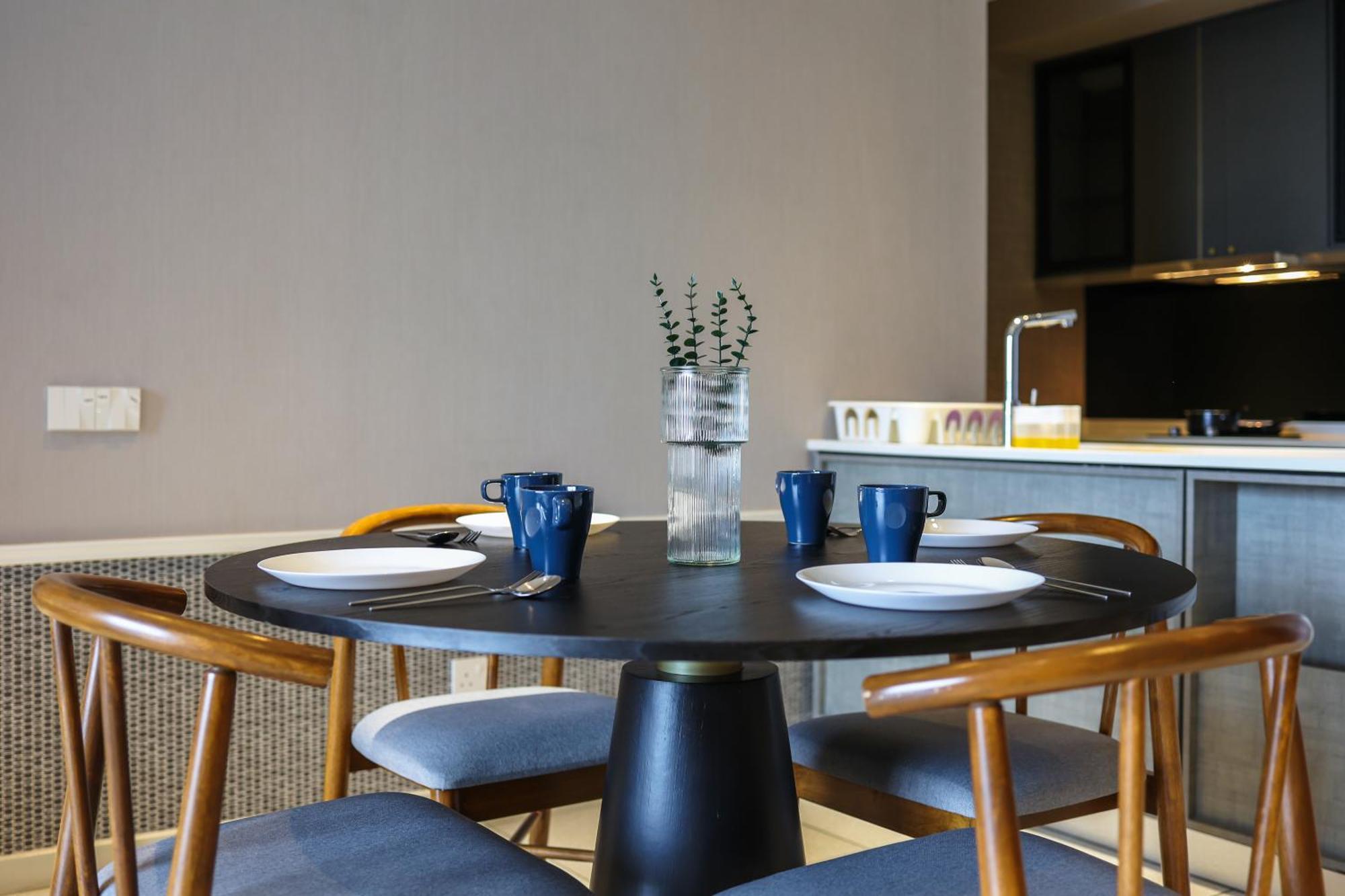 Millerz Square By Mykey Apartment Kuala Lumpur Exterior photo A dining table with four chairs