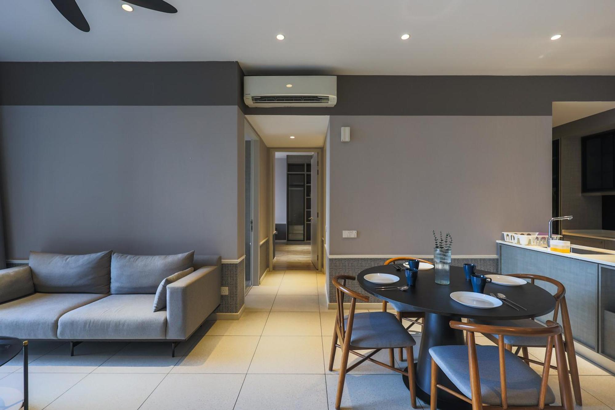 Millerz Square By Mykey Apartment Kuala Lumpur Exterior photo A living room in a condominium