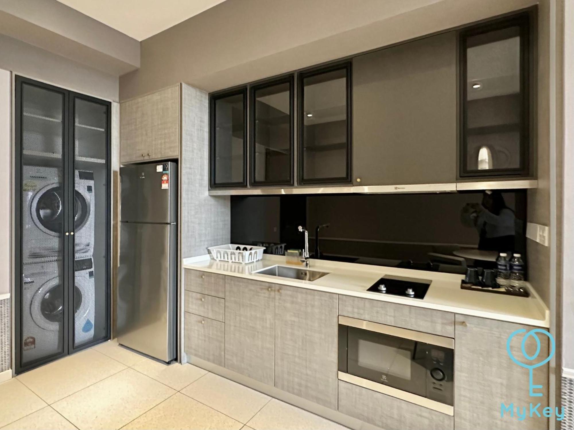 Millerz Square By Mykey Apartment Kuala Lumpur Exterior photo A wet kitchen in a condominium in Malaysia.